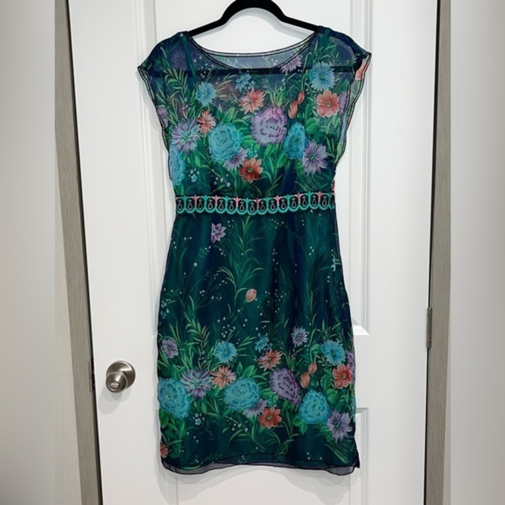 Anthropologie Ruby Belle Dress Party Retro Inspired Whimsical Fairy Size 6